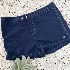 FOX Racing Y2K Casual Shorts Lightweight 100% Nylon Size 7 Summer Swim Moto